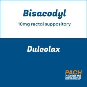 Bisacodyl (Dulcolax) 10mg rectal suppository